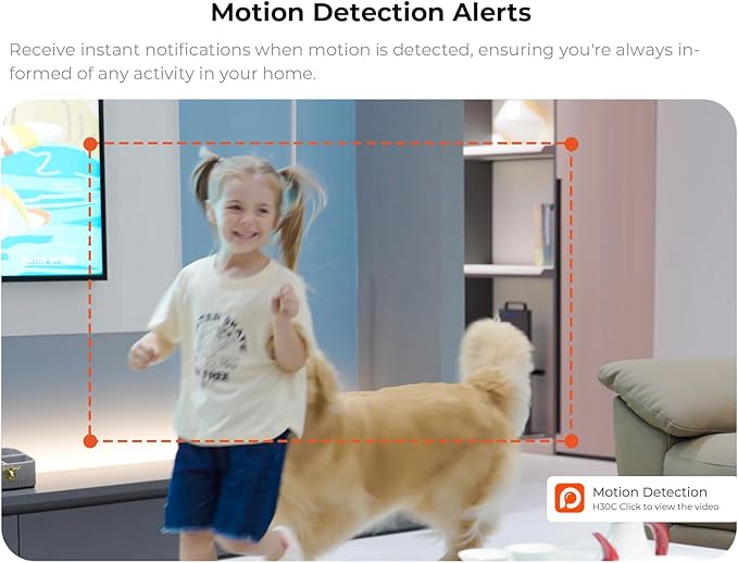 Indoor Camera for Home, 3MP Indoor Camera no Subscription Baby Monitor for Google TV Display, No Monthly Fee, 2-Way Audio, Night Vision,Human Motion Pet Detection with Free 64GB Card