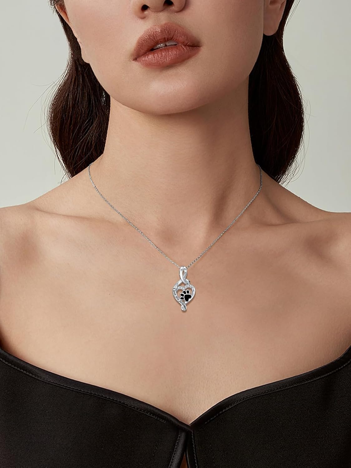 Sterling Silver Pet Urn Necklace for Ashes - Memorial Keepsake for Dog, Cat Pet