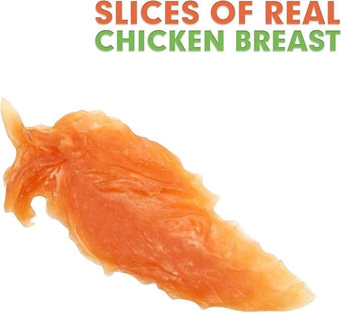 MON2SUN Chicken Jerky Dog Treats Made with Chicken Breast, High Protein & Grain Free, Training Treats for Small to Large Dogs (21 Ounce -Pack of 1)