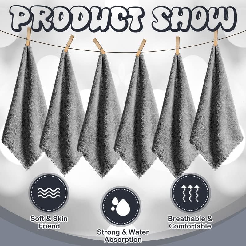 24 Pcs Guinea Pig Fleece Bedding Blankets Bulk Washable Small Animal Fleece Cage Liners Pet Wash Cloth Sleeping Mat Cover for Hamster Chinchilla Rabbit Hedgehog(13.8 x 29.5 Inch,Gray)