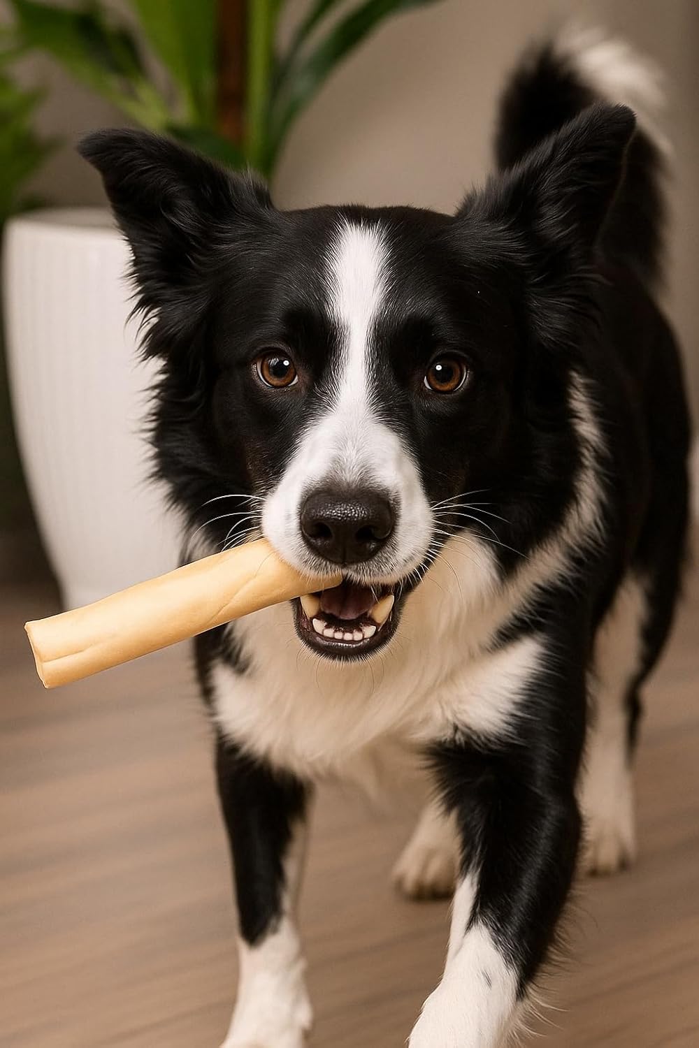 Pet Factory 100% Made in USA Beefhide 5" Chip Rolls Dog Chew Treats - Natural Flavor, 5 Count/1 Pack