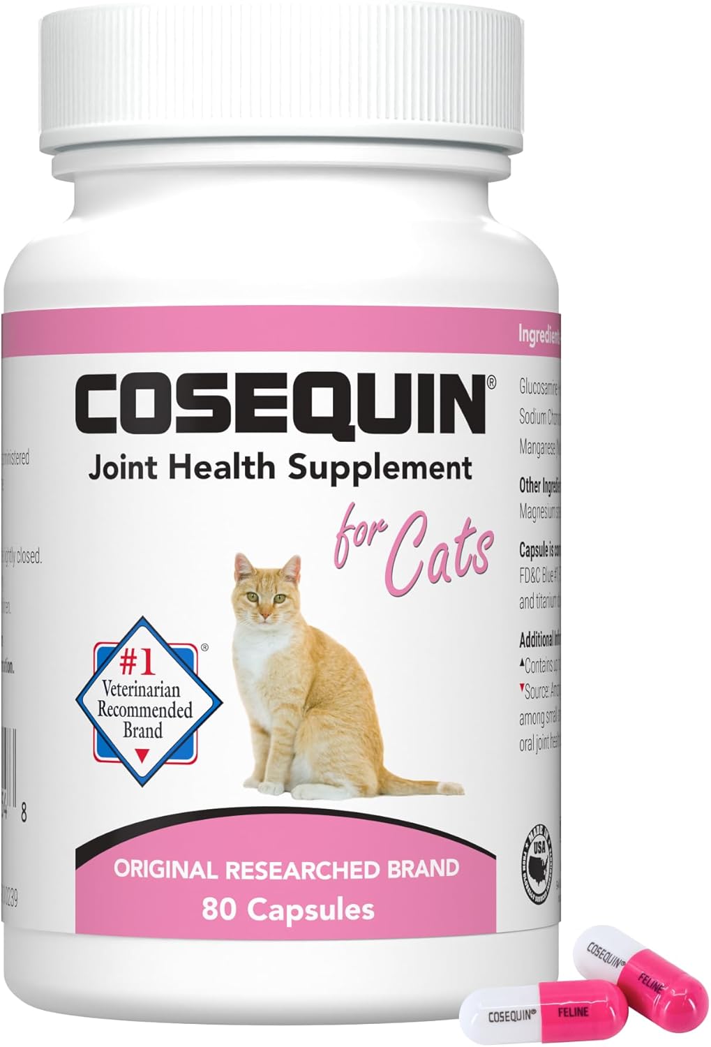 Nutramax Cosequin 80 Sprinkle Capsules for Cats