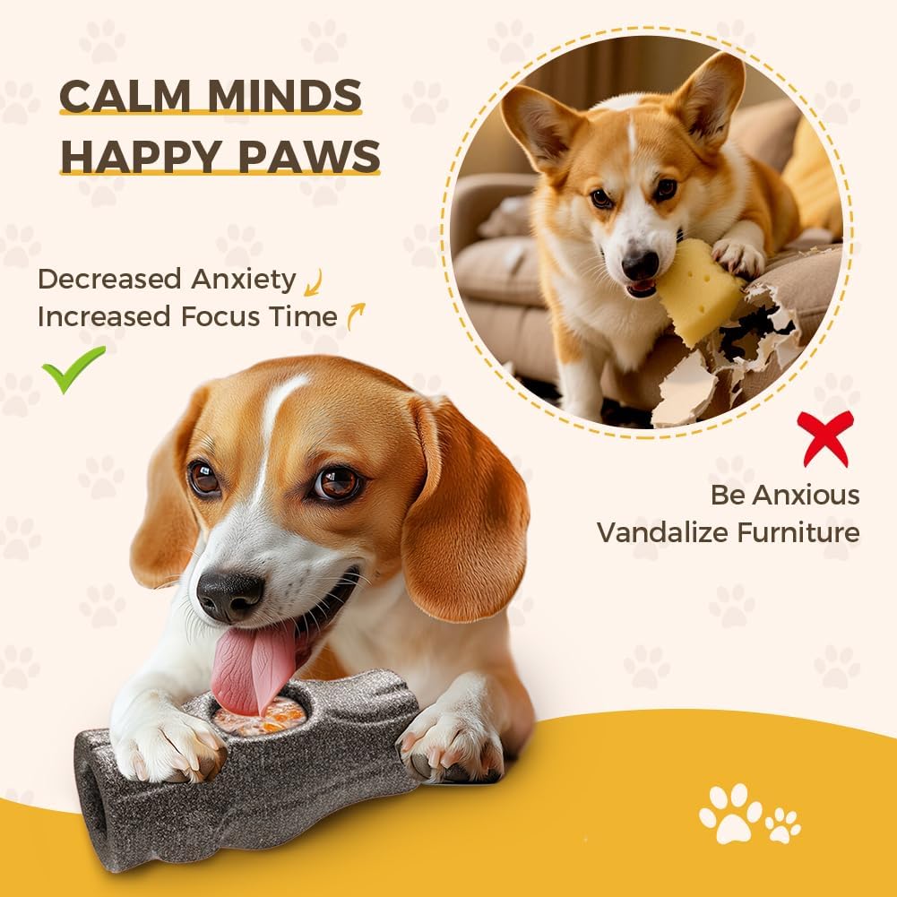 Dog Frozen Treat Toys to Keep Them Busy - Interactive Dog Puzzle Toys with Frozen Mold, Indestructible Aggressive Chew Toys for Large Dogs, Food Grade-Easy to Clean-Reduce Anxiety-Safe Chewing