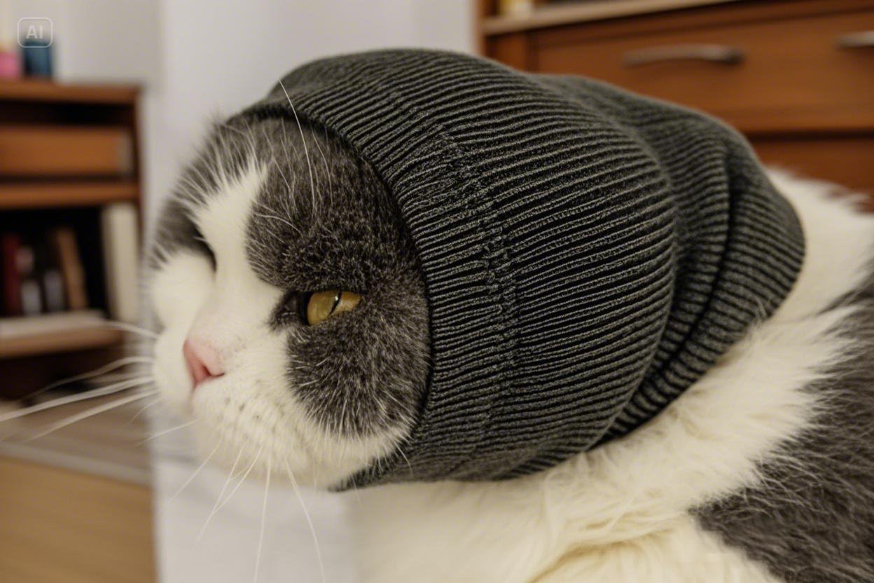 Cat Hematoma Ear Wrap, Pinpoint Mesh Anxiety Relief, Cat Bath Accessories for pet Grooming & Force Drying (Grey S)