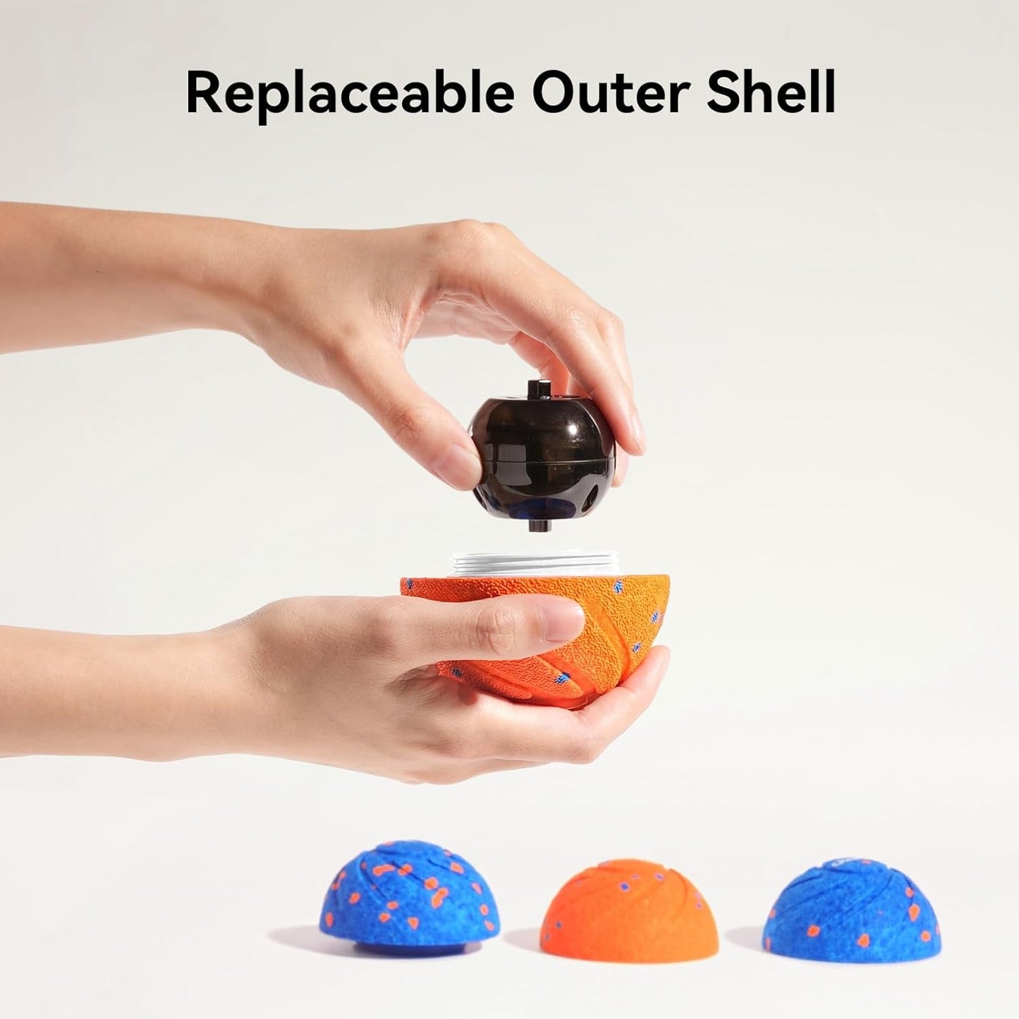 Cheerble Smart Interactive Dog Toy, Wicked Ball AIR, Automatic Moving, Bouncing, Rotating, IPX7 Waterproof Rating, Active Rolling Ball for Medium and Large Dogs