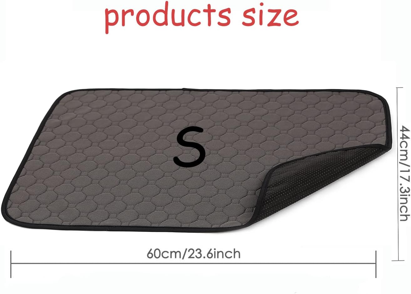 2 Pack Guinea Pig Cage Liners - Washable Guinea Pig Pee Pads, Waterproof Reusable & Anti Slip Guinea Pig Bedding Fast and Super Absorbent Pee Pad for Small Animals Rabbit Hamster Rat