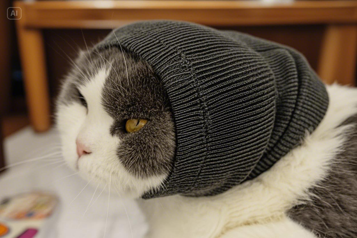 Cat Hematoma Ear Wrap, Pinpoint Mesh Anxiety Relief, Cat Bath Accessories for pet Grooming & Force Drying (Grey S)