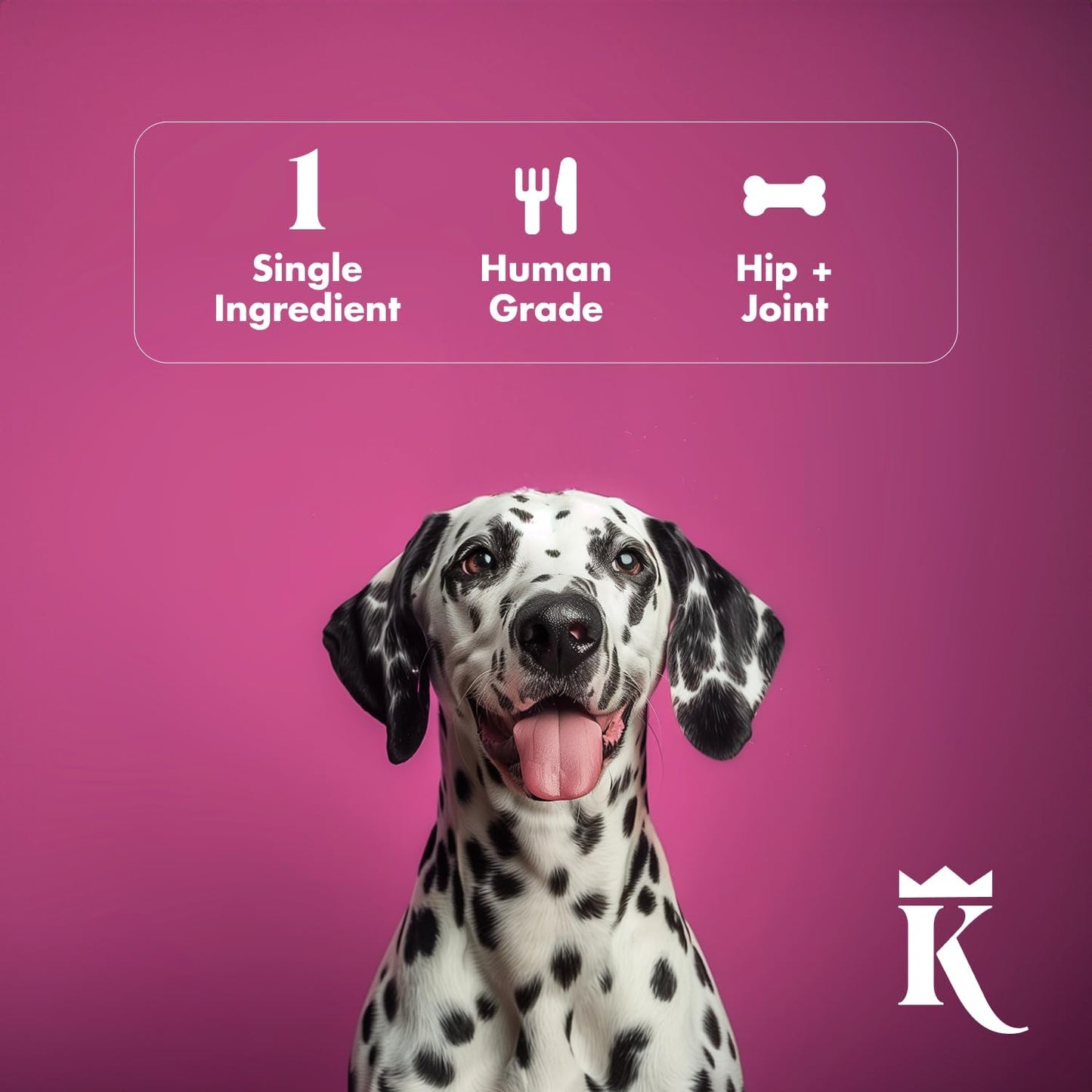 King Lou Pets - Whole Chicken Wing Tips - Dehydrated Raw Chicken Dog & Cat Treats - USA-Made - Rich in Collagen, Glucosamine, Chondroitin for Hip & Joint Health - 30 Count