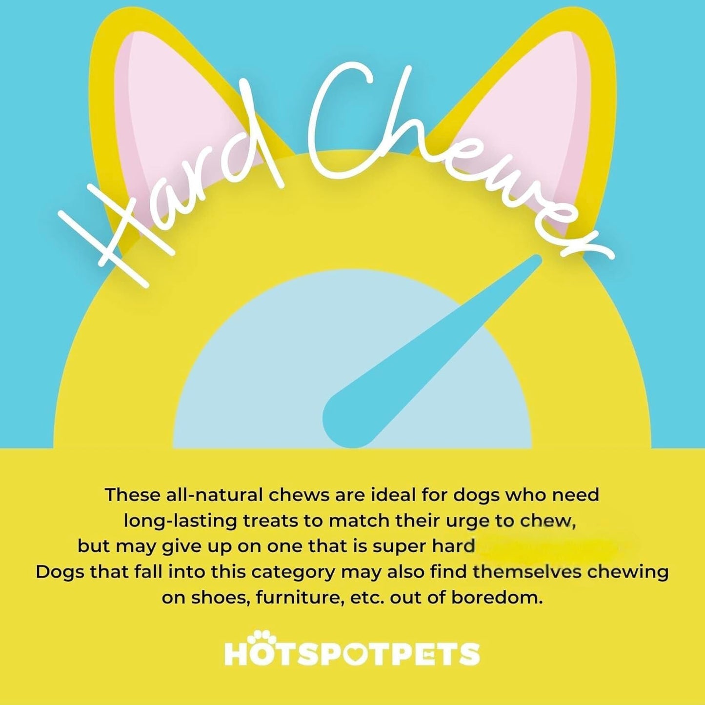 hotspot pets Small Premium Deer Antler for Dogs (3 Pack) - 4-7 Inch Long Lasting Antler Dog Chews Naturally Shed Deer Antlers Bone for Small & Medium Breed Aggressive Chewers - Sourced in USA