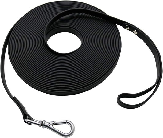 Long Dog Leash Waterproof Recall Training Lead Outdoor Long Line Great for Training, Beach, Play, Camping, or Backyard