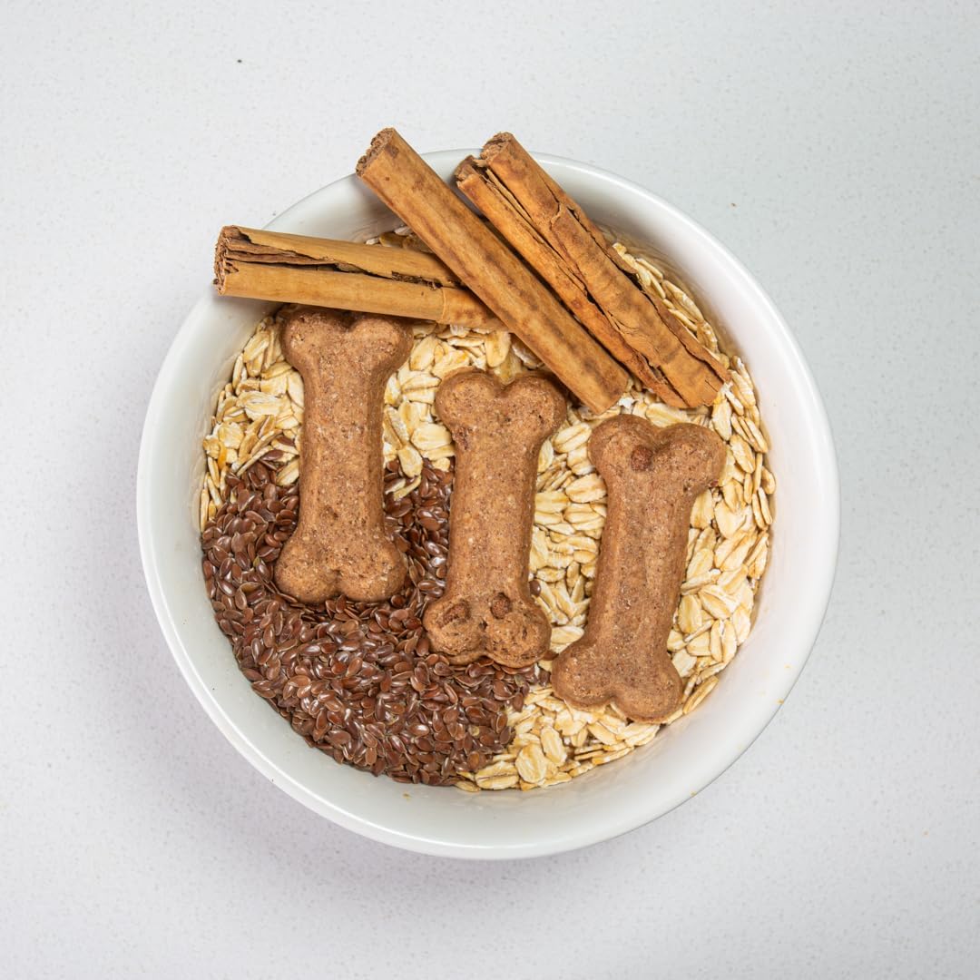 Activa 2lb Cinnamon Gourmet Dog Biscuits | Crunchy Dog Treats | (Medium, Cinnamon)