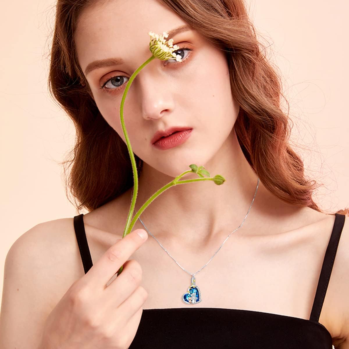 Sterling Silver Pet Urn Necklace for Ashes - Memorial Keepsake for Dog, Cat Pet