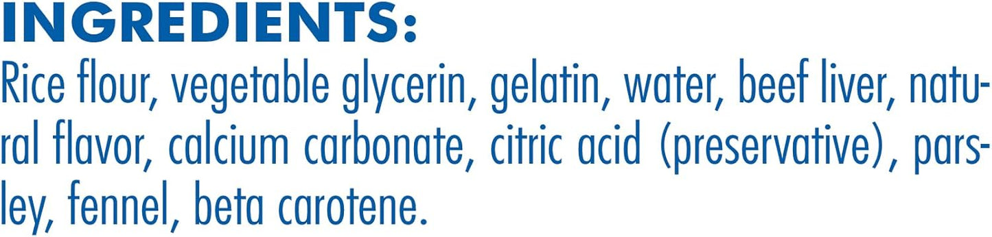 N-Bone FLOSSta Dual Action Dental Chews Beef Liver Flavor, 6.4-oz Bag