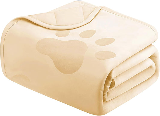 KASBAH Cooling Blanket for Dogs Waterproof Dog Blanket for Couch Bed Car Seat Washable Pet Blankets Reversible Design (Cool,Warm) Q-MAX>0.5 Dog Cooling Mat in 3 Sizes for Small, Medium & Large Dogs