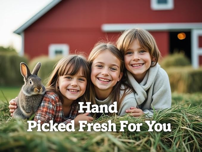 Blue Mountain Hay | Fresh Timothy Hay (10 Pounds) | Great for All Ages | High-Altitude Hay Pet Food for Rabbits, Guinea Pigs, Chinchillas, Hamsters, and Other Small Pets