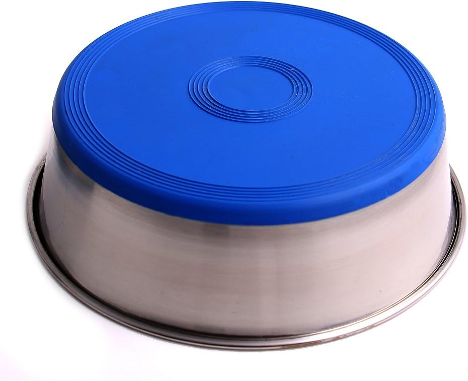 Case Pack of Stainless Steel Heavy Non-Skid Dog Bowls