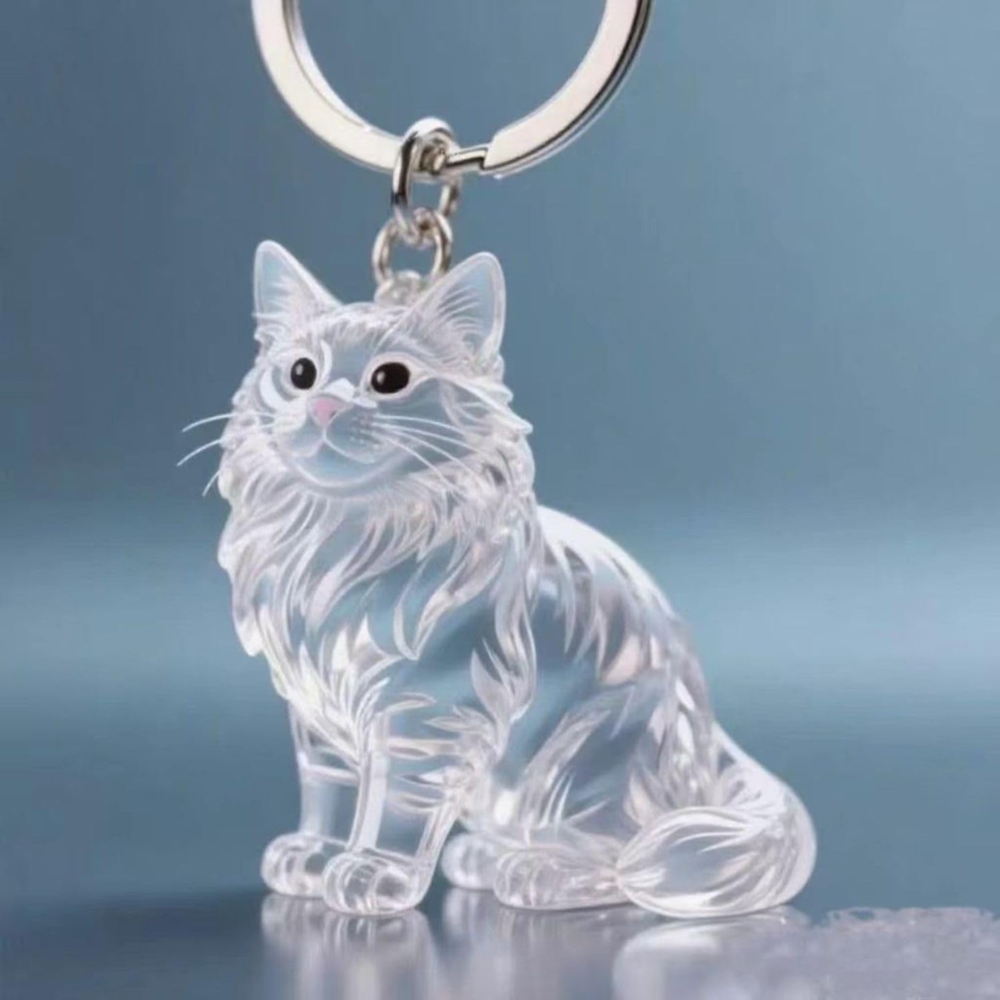 Cat Hair Memorial Pendant, Cats Hair Memorial Cas Storage Bottle Keychain, Pet Memorial Gifts