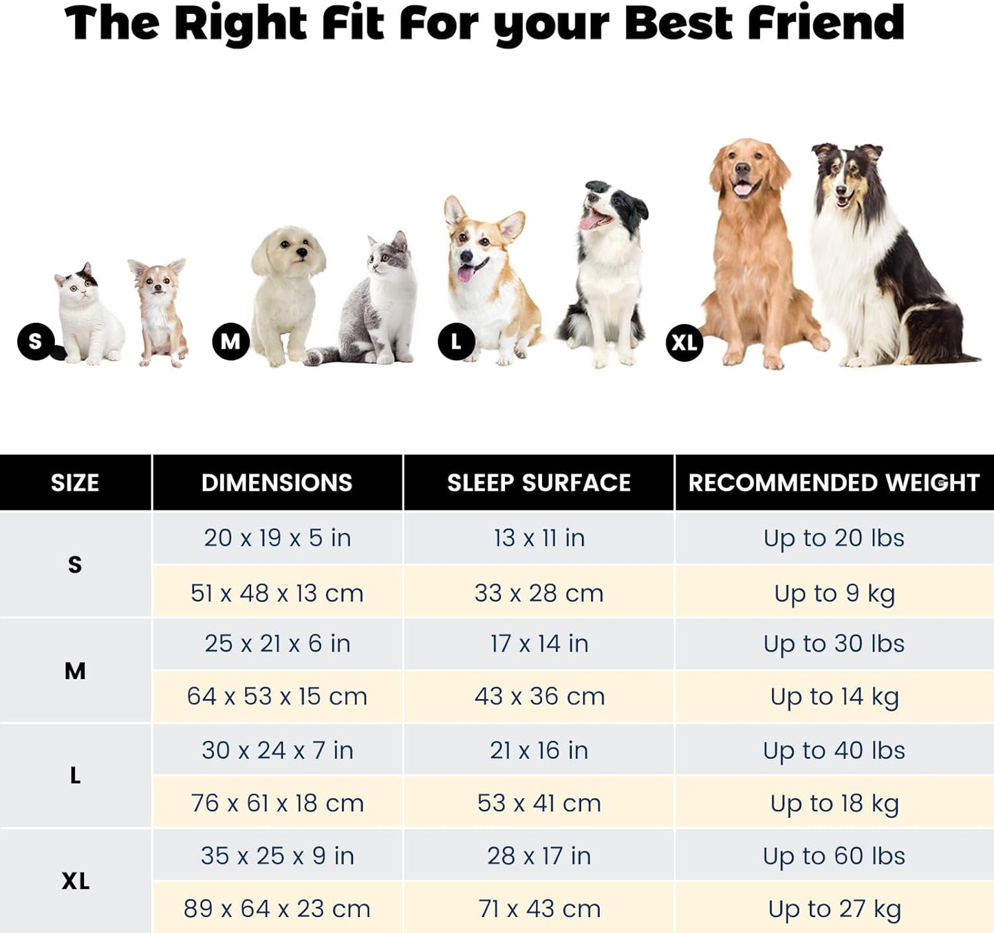 Miguel Dog Bed with Removable Cushion/Pillow for Medium Small Dogs, Washable Pet Bed with Side Easy to Wash Puppy Bed, Large Rectangle Cat Bed for Indoor Cat with Anti-Slip Bottom, Khaki 35 Inch