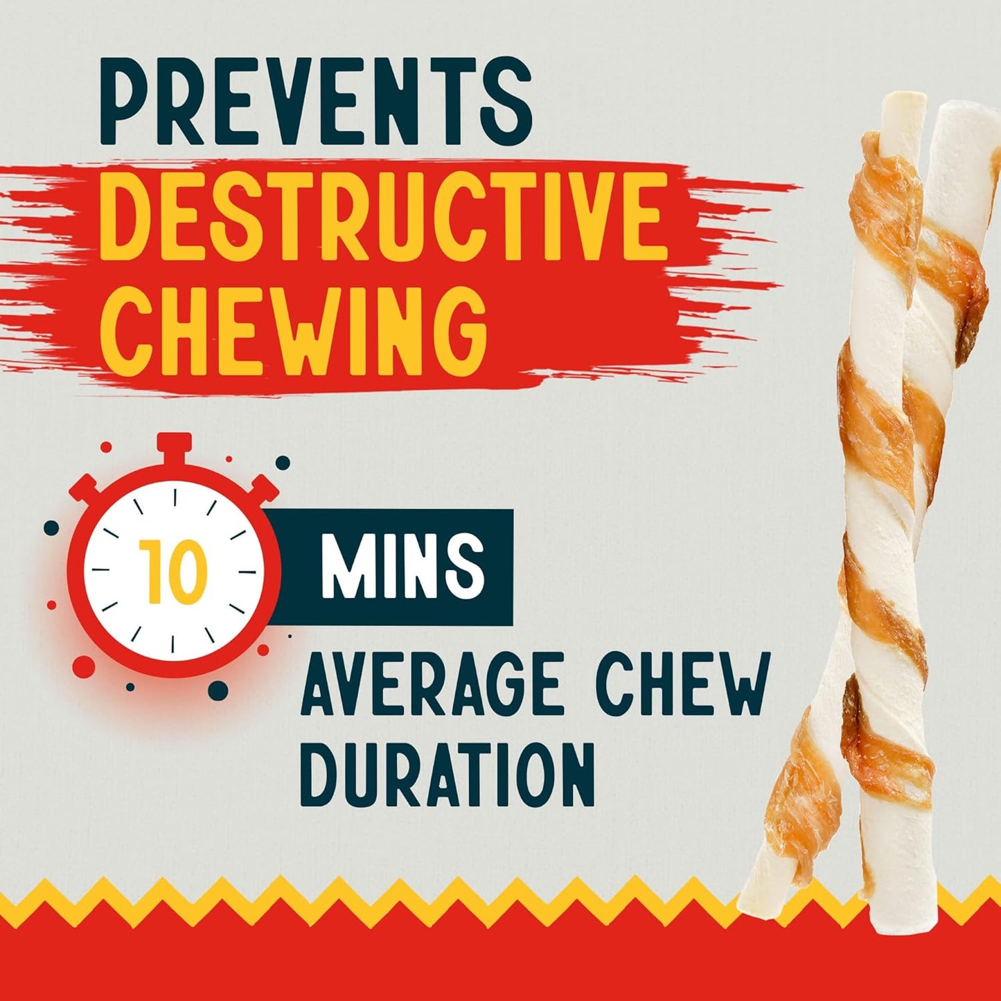 Canine Chews Chicken-Wrapped Rawhide Chews for Dogs (125 ct.) (Pack of 2)