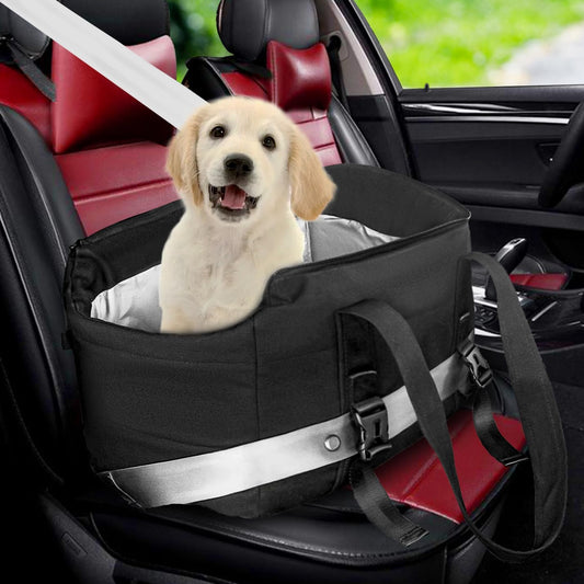 Small Dog Car Seat, Dog Harness, Washable Small Dog Car Seat, Portable Dog Carry Bag, Suitable for Pets Outdoor Travel/Shopping