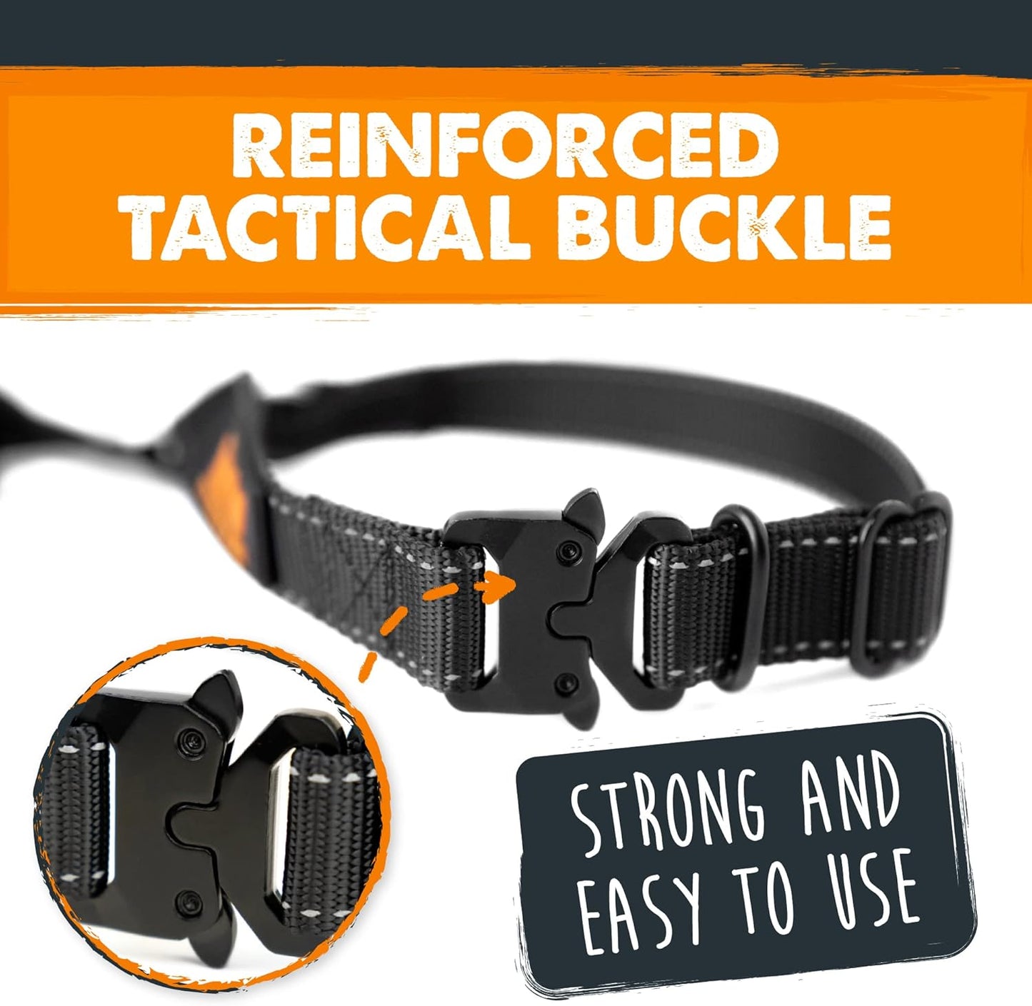 Mighty Paw Dog Seat Belt For Car Headrest - Distraction Free Driving, Heavy-Duty Aviation Grade Aluminum Carabiner, and Tactical Buckle.Adjustable Dog Seatbelt Harness for Small, Medium and Large Pets