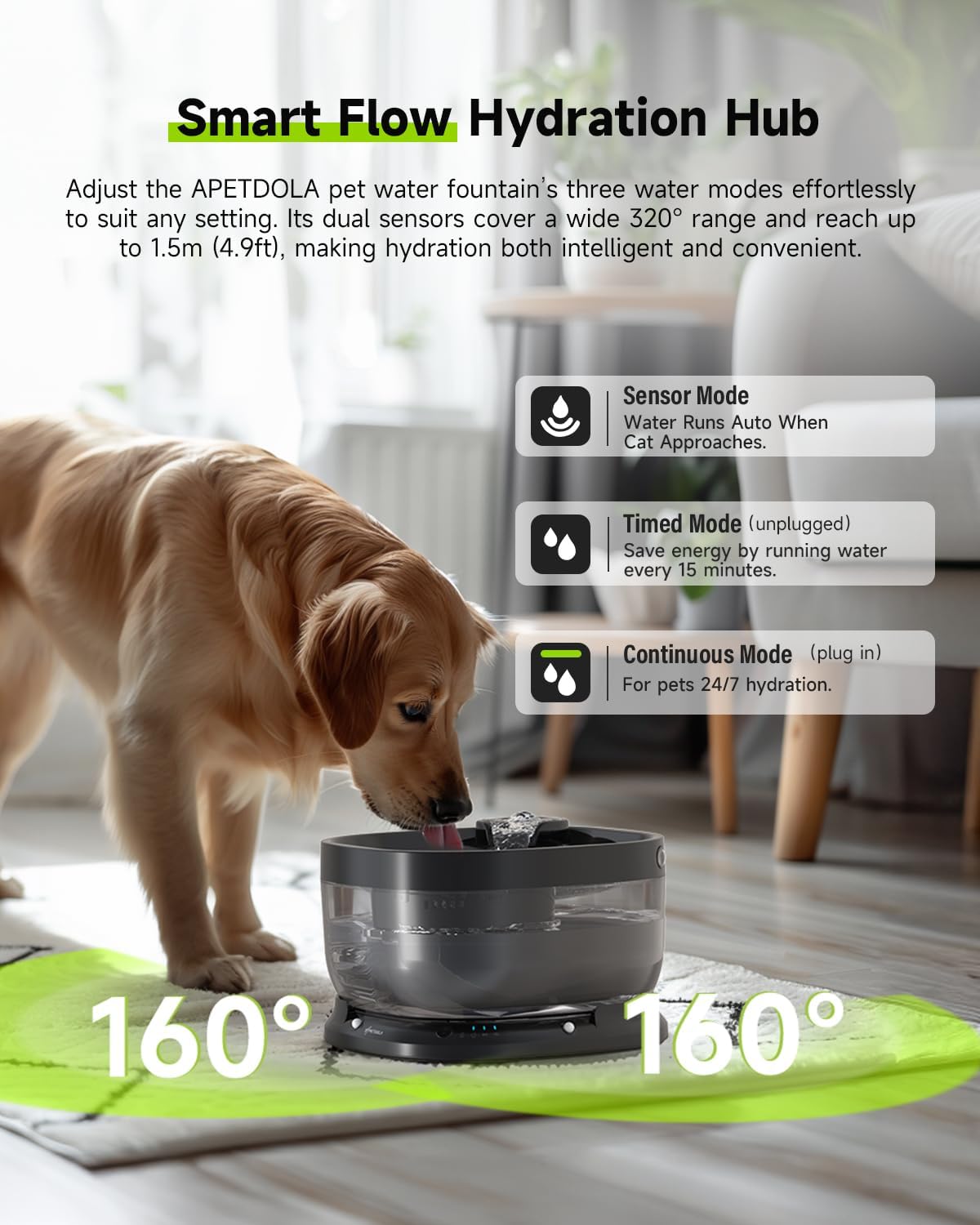 Cordless Dog Water Fountain 7L,Battery Operated Wirelss Dog Water Dispenser +3L Automatic Cat Feeder,5G & 2.4G Wi-Fi Timed Cat Food Dispenser, 1-10 Meals Per Day