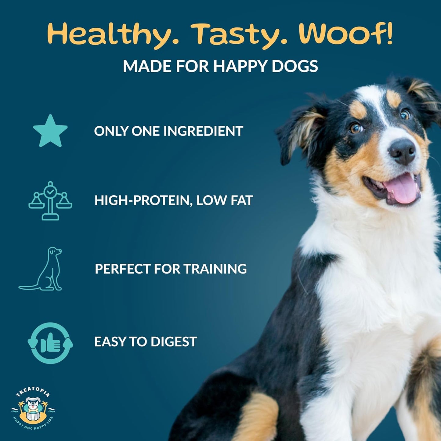 Lamb Lung Filet Dog Treats, 1 LB Bag - All-Natural, Sustainable, Healthy, High Protein, Hand-Trimmed, Slow-Roasted, Made in The USA, Nutritious, No Additives, No Fillers