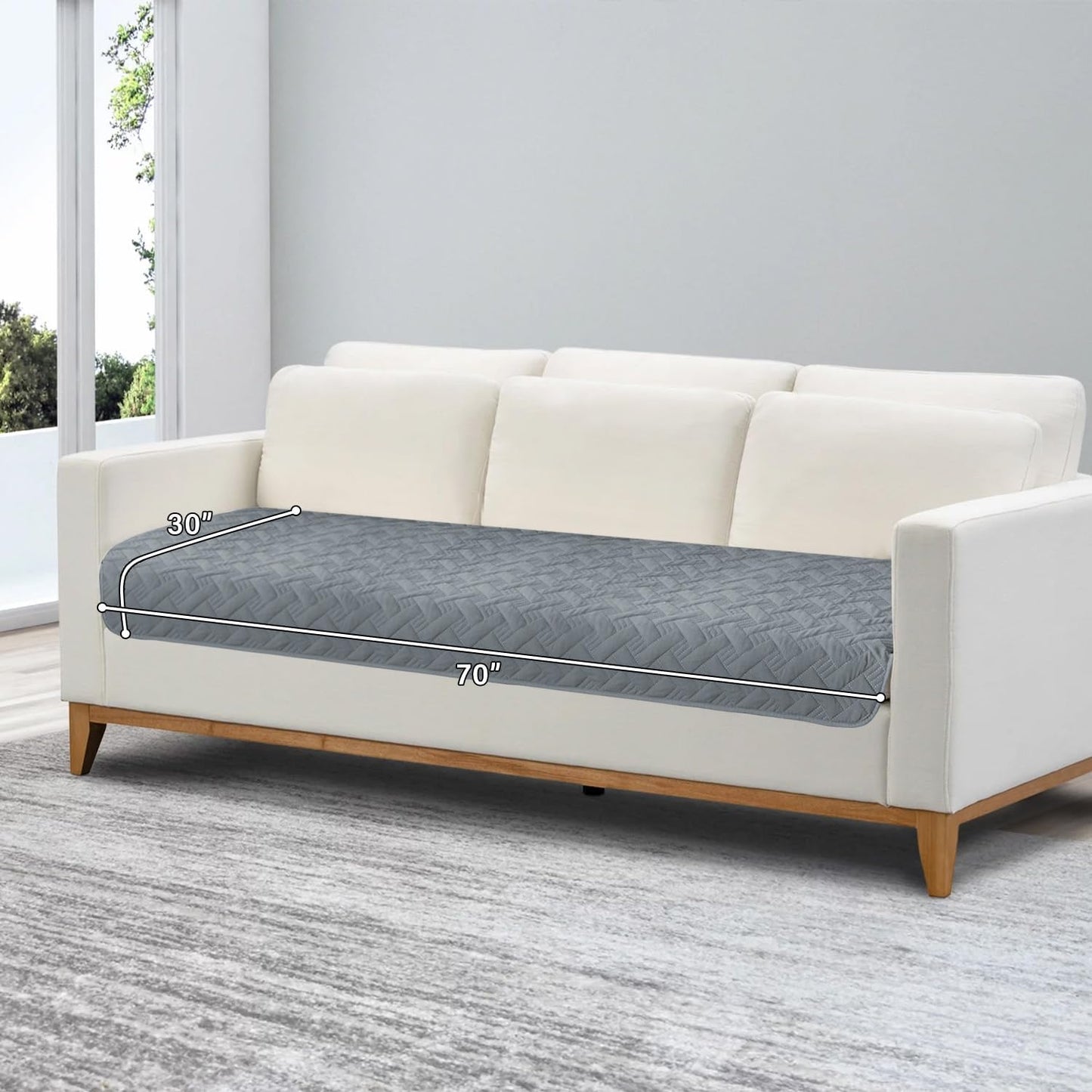 Dog Bed Cover for Pets - 30X70 Inches Blankets Rug Pads for Couch Protection Waterproof Bed Covers Dog Blanket Furniture Protector Reusable Changing Pad