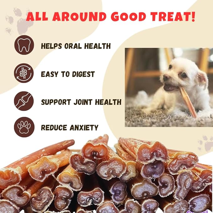 Amazing Dog Treats - 6 Inch Medium Size Bully Sticks (20 Count) - Bulk Bully Sticks for Dogs - No Hide Bully Stick Dog Bones