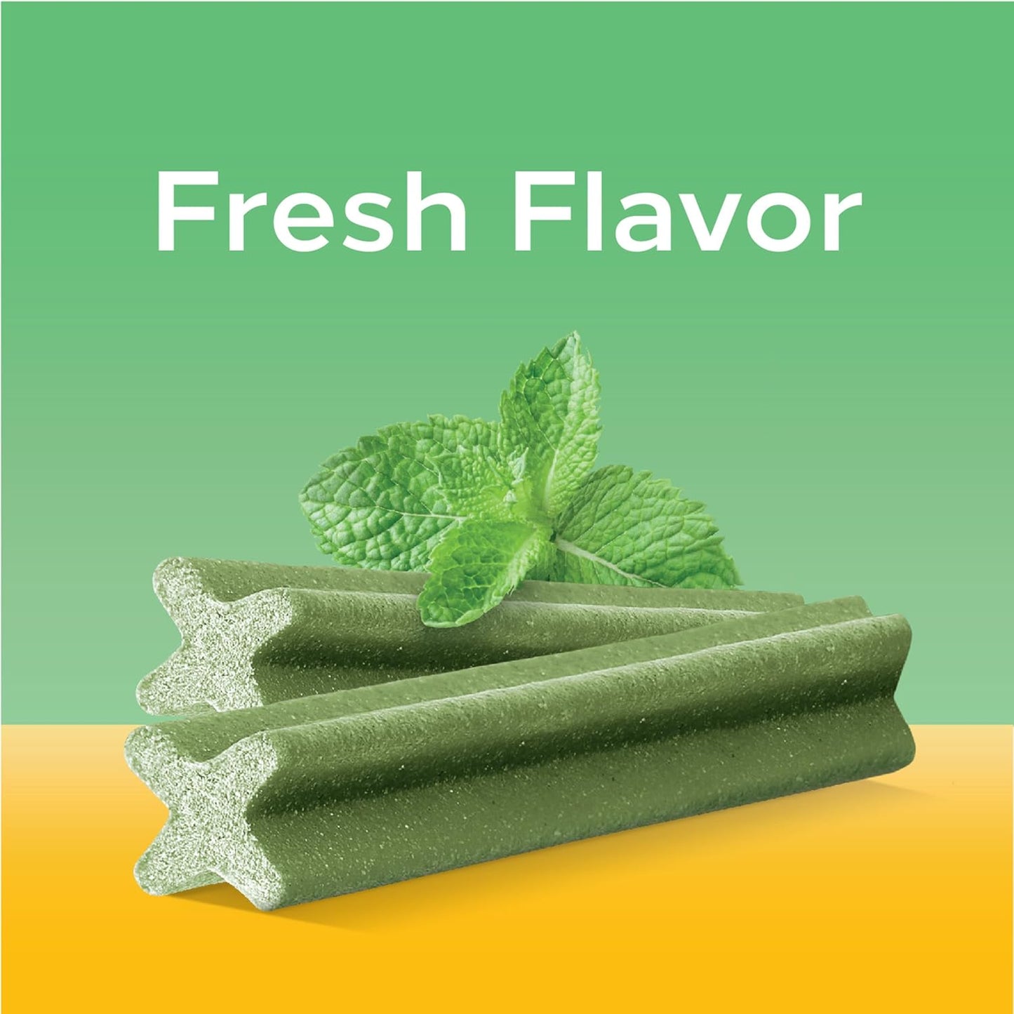 PEDIGREE DENTASTIX Dental Dog Treats for Large Dogs Fresh Flavor Dental Bones, 5.19 oz. 6 Treats (Pack of 7)