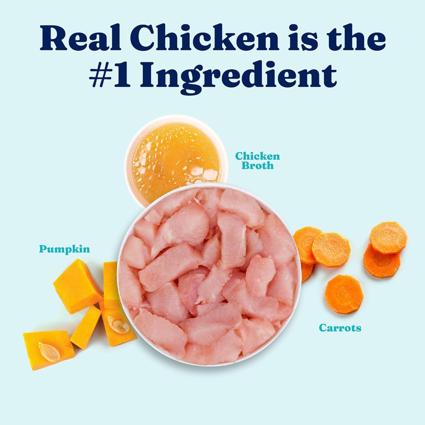 Solid Gold Protein Shreds Dog Food Topper for Dry Food- High Protein Meal Toppers for Dogs w/Chicken Shreds, Broth, Carrots & Superfoods to Supports Muscle Growth, Gut Health & Immunity -12 Pouches