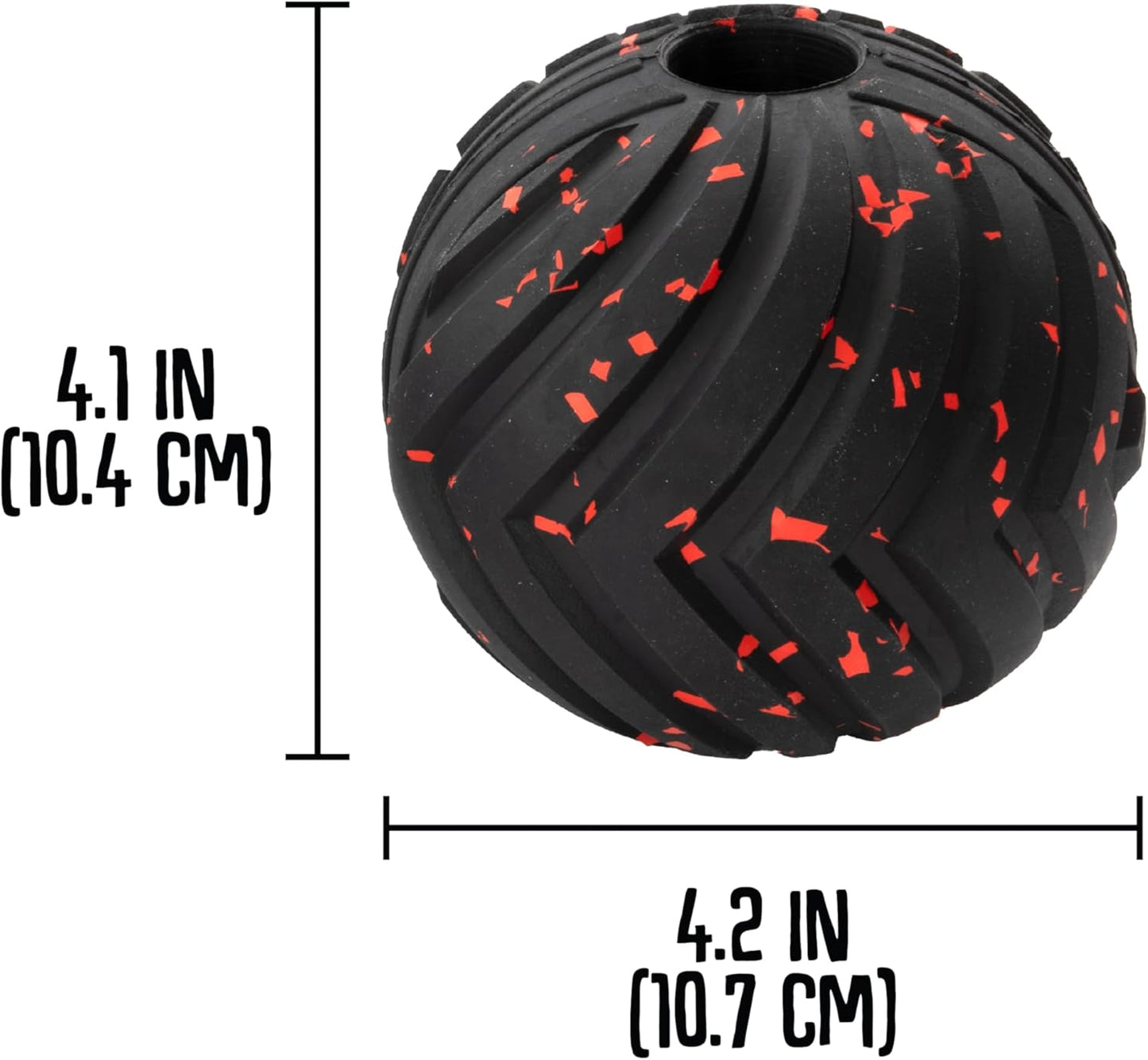 Chew King Supreme Dog Toy Collection, Large 4" Supreme Fetch Ball