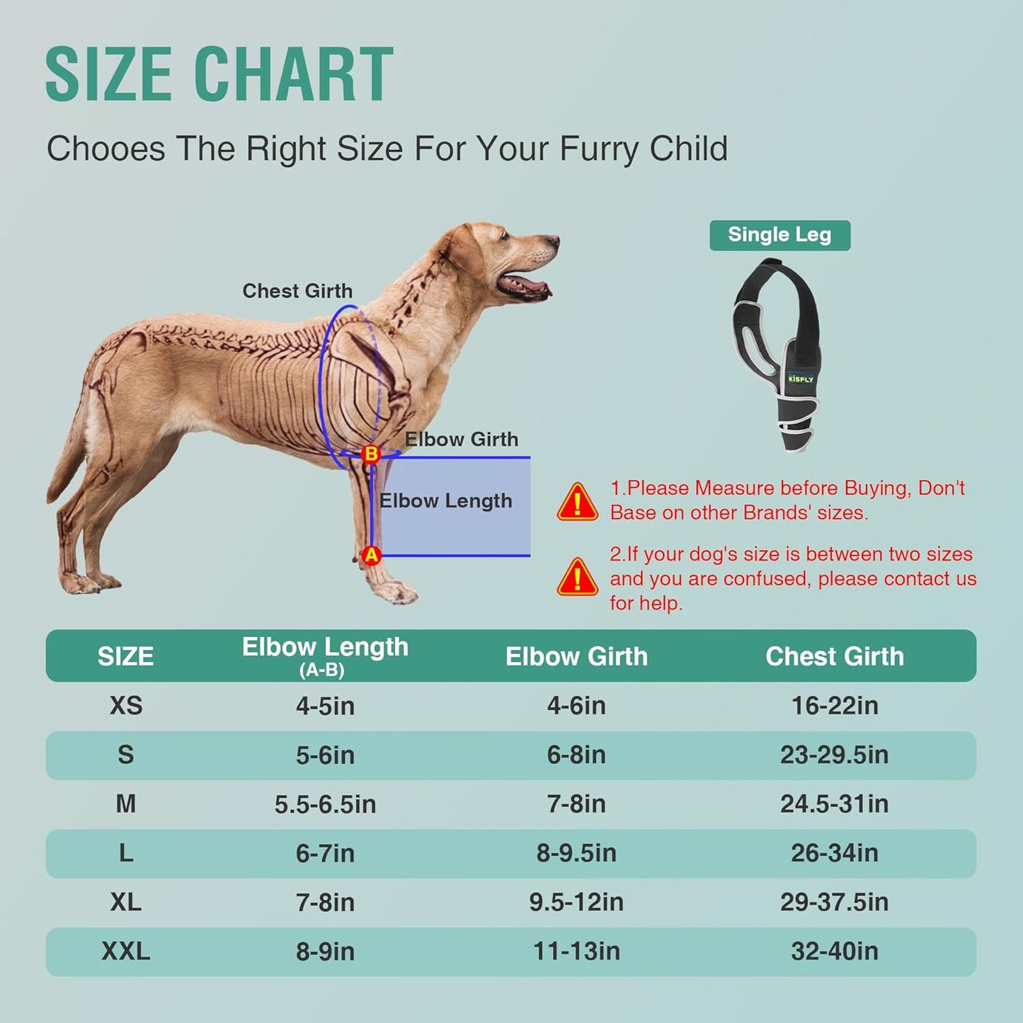 Dog Elbow Brace for Canine Elbow and Shoulder Support Osteoarthritis Shoulder Dislocation Elbow Calluses Pressure Sores, Dog Elbow Protector Prevent Licking Wound with Reflective Left Leg XXL