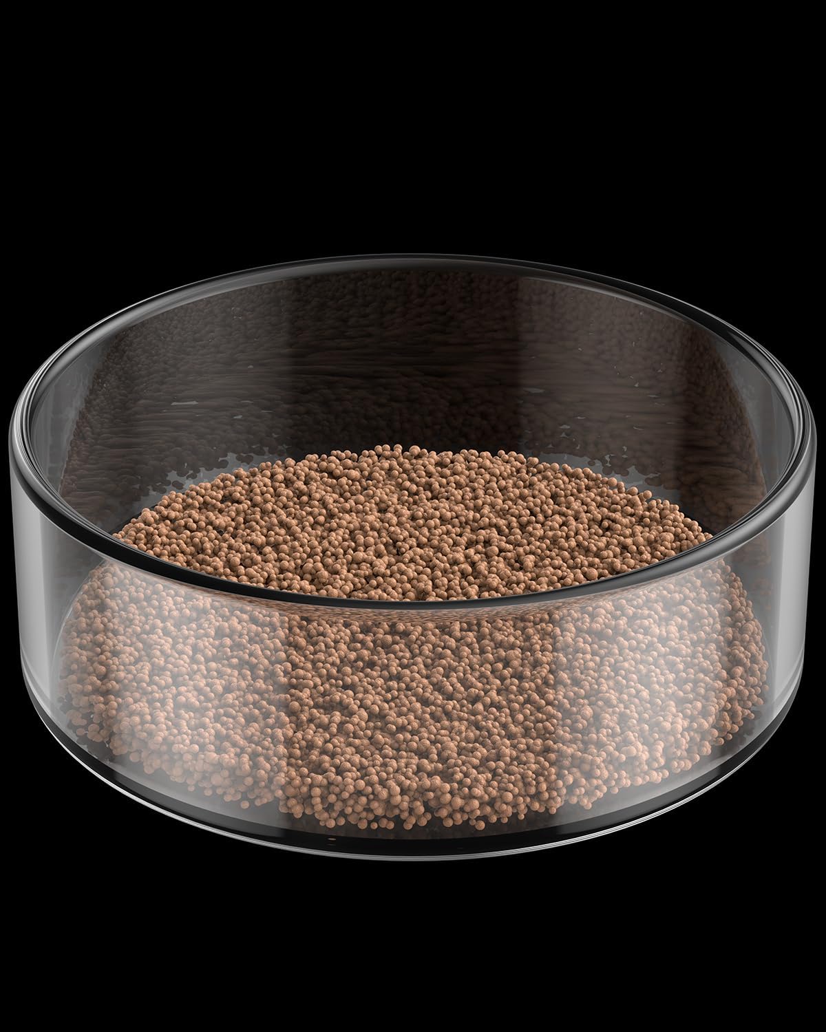 Pawfly Transparent Shrimp Feeding Dish, Clear Glass Aquarium Shrimp Feeder Dish, Food Tray for Fish Tanks and Terrariums (Without Suction Cup)