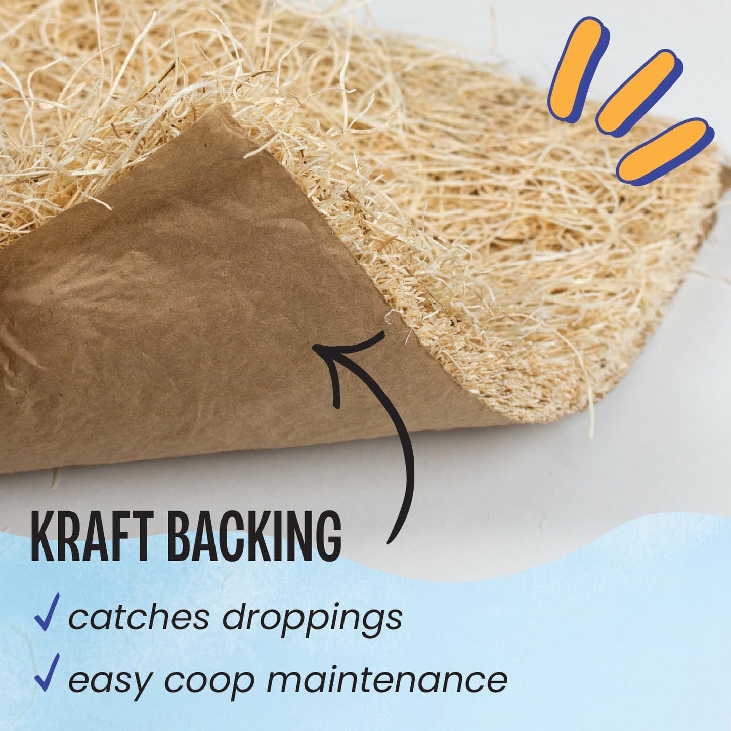 MagJo Premium Aspen 12 Pack Excelsior Nesting Liners (12 Pack), Chicken Bedding for Nesting Box, Nesting Pads Box Liners, Chicken Bedding for coop, Chick Bedding, USA Grown & Sustainably Harvested