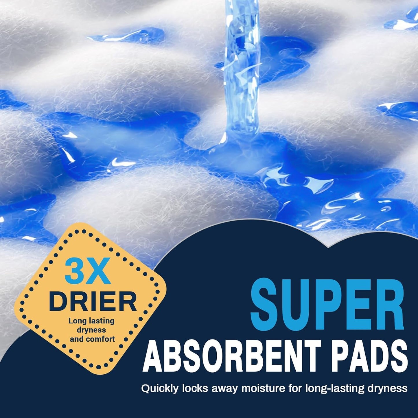 AAY Disposable Bed Pads 30"X36" (100pcs) Tear-Resistant Cloth Backing Underpads Super Absorbent Pee Pads Extra Large Premium Chucks for Adults Incontinence Pads Waterproof for Elderly, Kids or Puppy