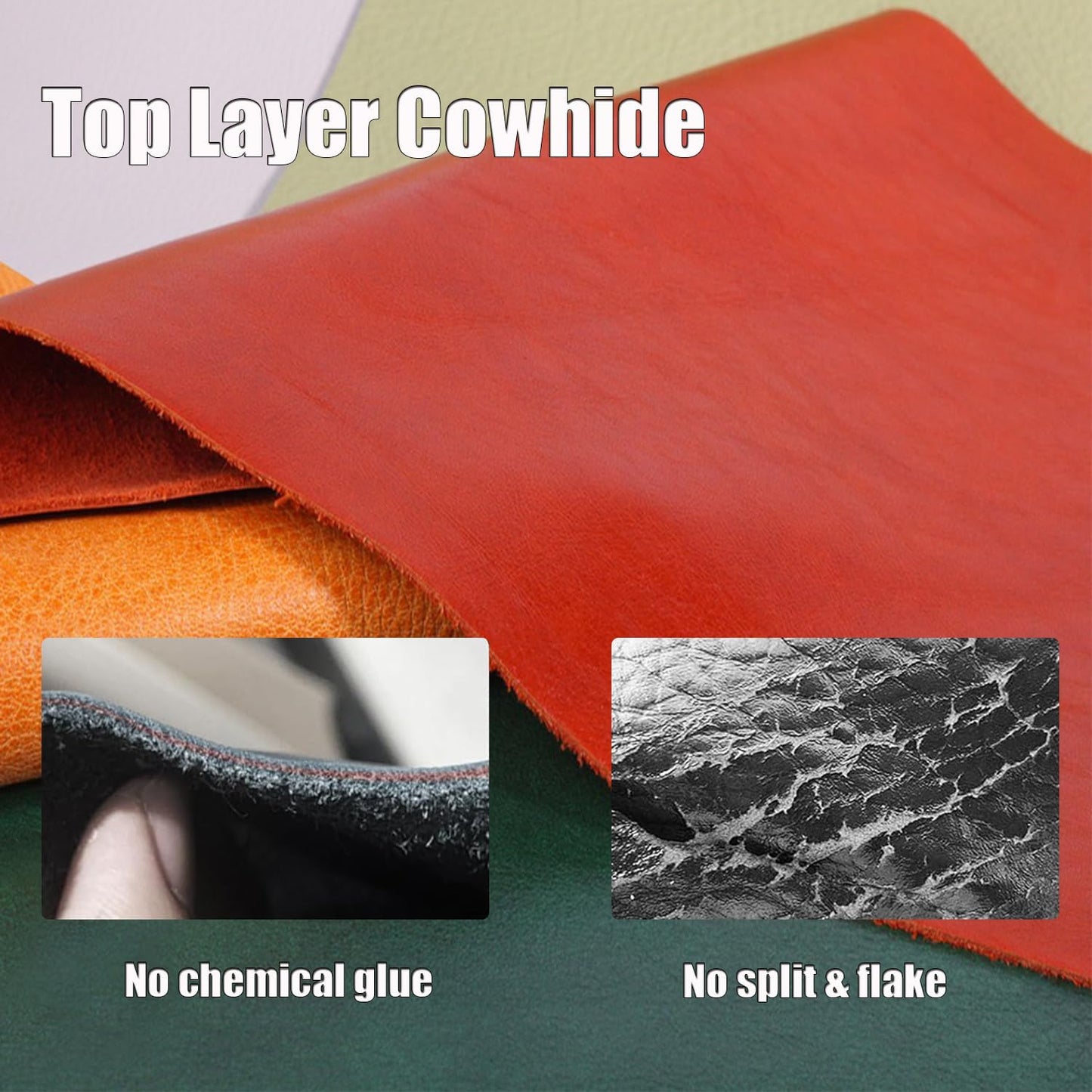 LWBMG Leather Dog Leash 6ft, Heavy Duty Dog Training Leash, Strong Durable Handmade Braided Pet Leashes, Soft and Comfortable Leather Leashes for Large, Medium Dogs Red