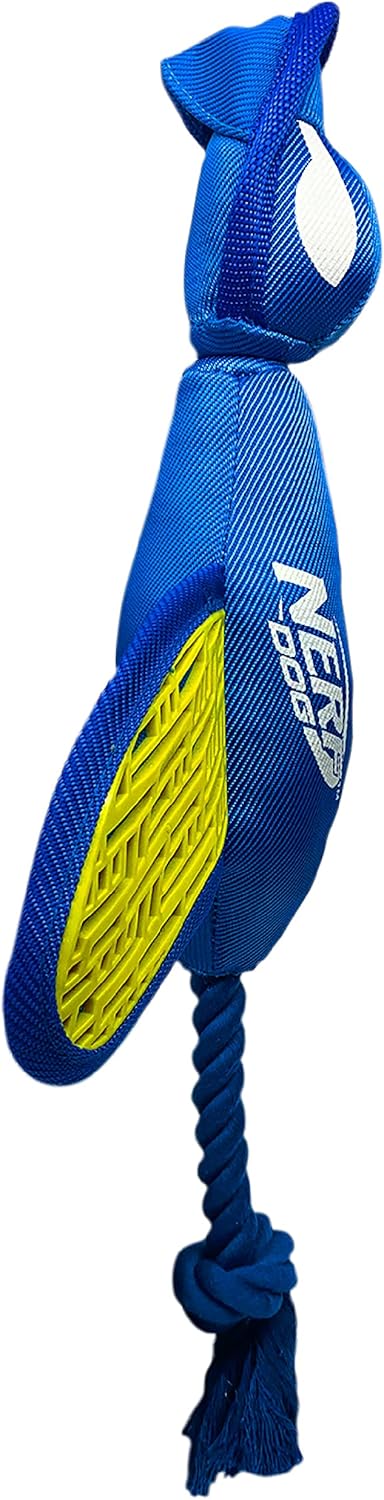 Nerf Dog Large Nylon Launching Duck/Blue/Green