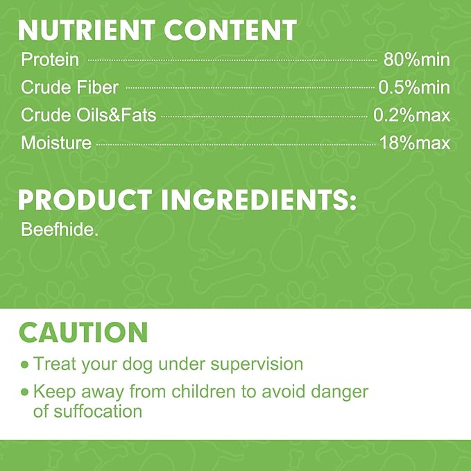 MON2SUN Dog Rawhide Rolls Twist Sticks Chew Treats Natural Flavor 6.5 Inch 40 Count for Puppy and Small Dogs