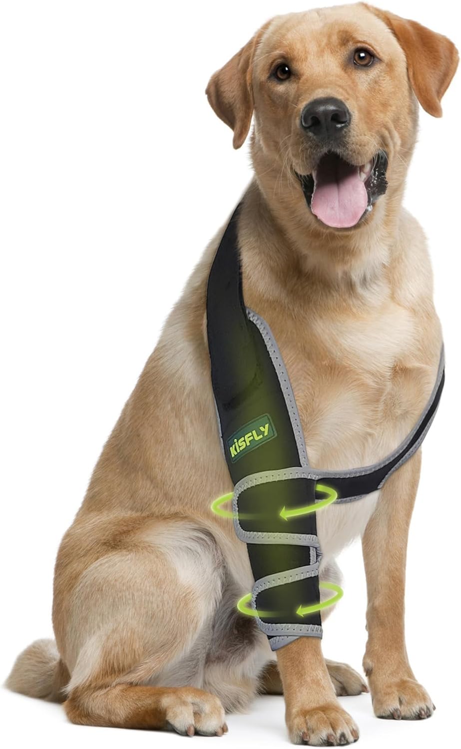 Dog Front Leg Brace for Osteoarthritis Elbow Hygroma Dysplasia Shoulder Dislocation Elbow Calluses Dog Elbow Protector Prevent Licking Wound with Reflective Right Leg XXL