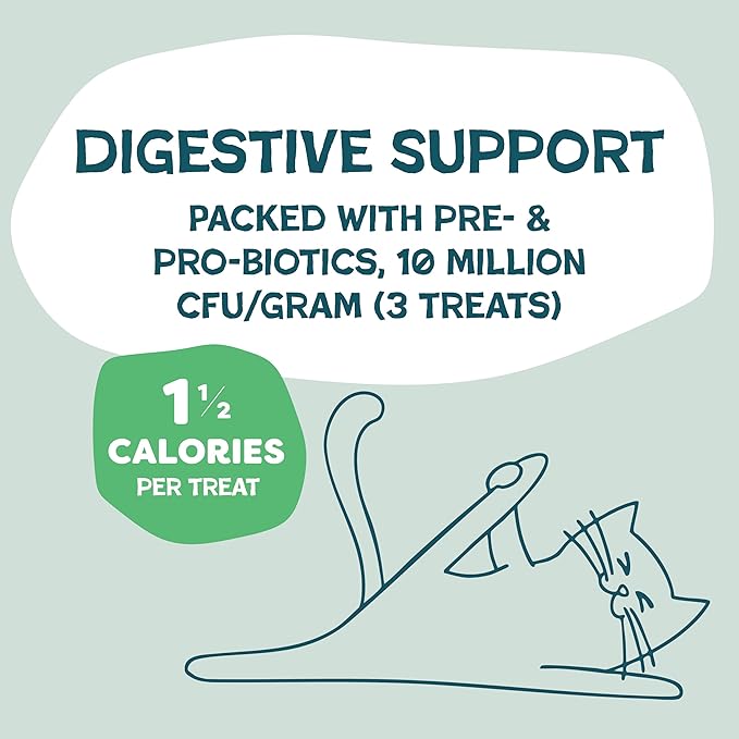 Shameless Pets Crunchy Cat Treats - Catnip Treats for Cats with Digestive Support, Kitten Treats with Real Chicken, Natural & Healthy Flavored Feline Snacks - Catnip N Chill, 1-Pk (12 Oz)