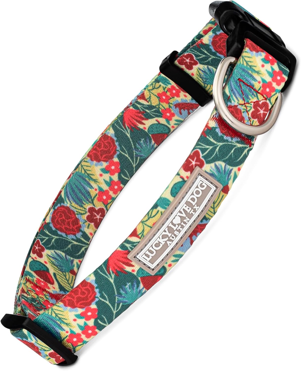 Lucky Love Dog - Adjustable Dog Collar with Easy Click Buckle for Small to Large Ones, Durable, & Comfortable for Male & Female Dogs, Pet Collar for Puppies & Adult Dogs - Ginny, XS