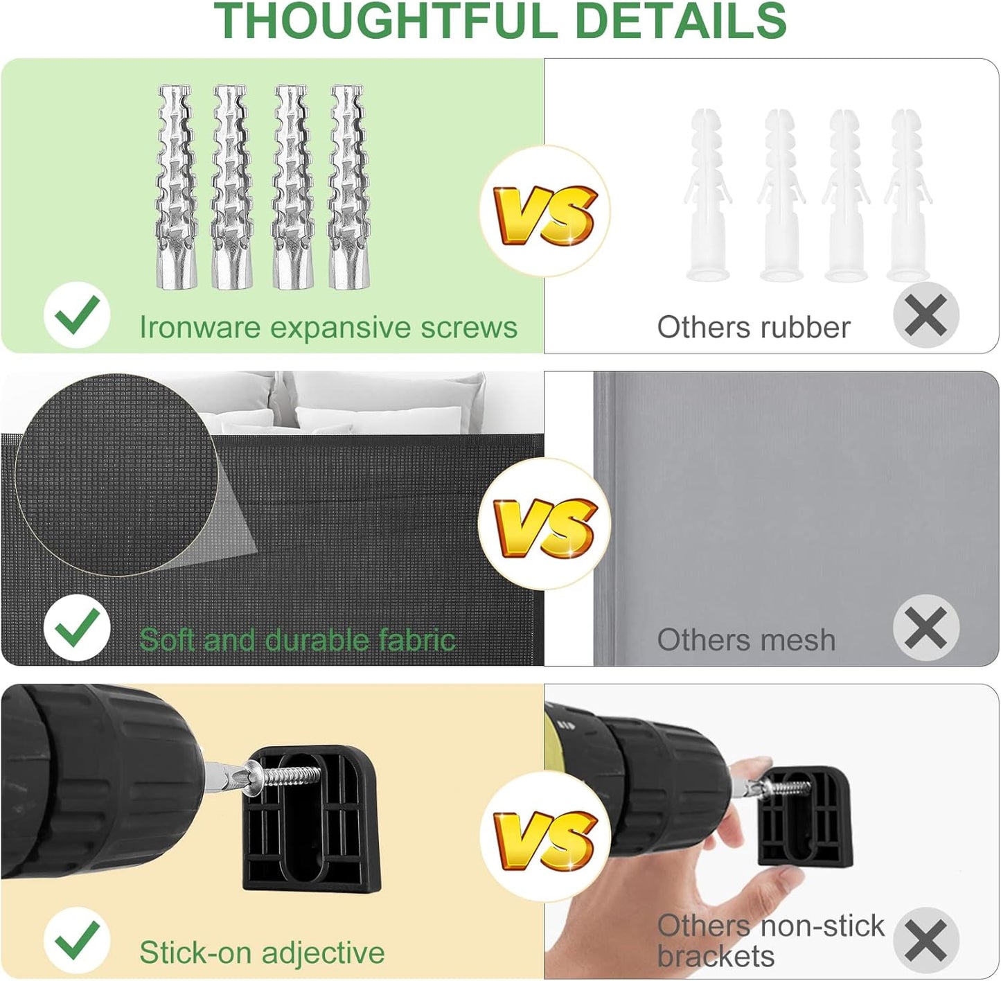 Upgraded Retractable Baby Gate, Extra Wide Safety Kids or Pets Gate, 33” Tall, Extends to 71” Wide, Mesh Safety Dog Gate for Stairs, Indoor, Outdoor, Doorways, Hallways(33”x71”, Black)