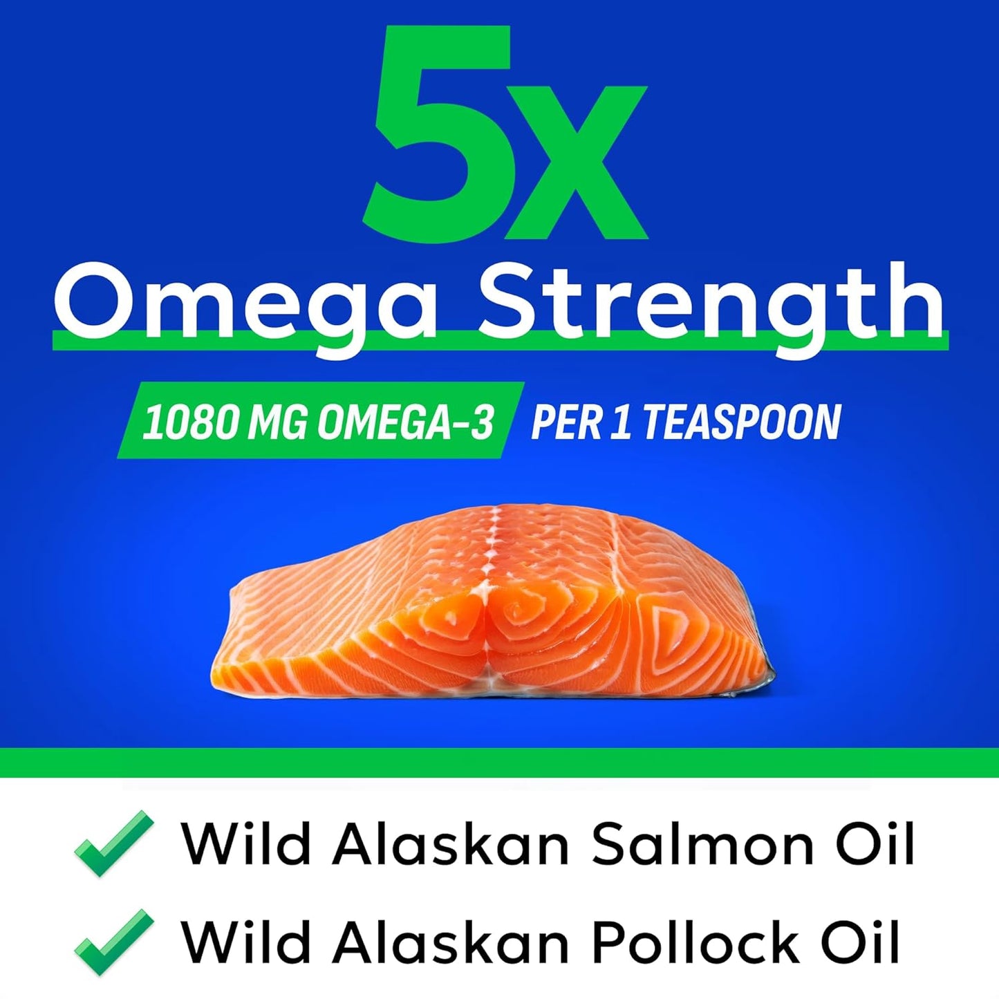 Bark&Spark Fish Oil for Dogs - Natural Omega-3 - Skin & Coat Support - Liquid Food Supplement for Pets - Natural EPA + DHA Fatty Acids for Joint Function, Immune & Heart Health 32oz - Salmon