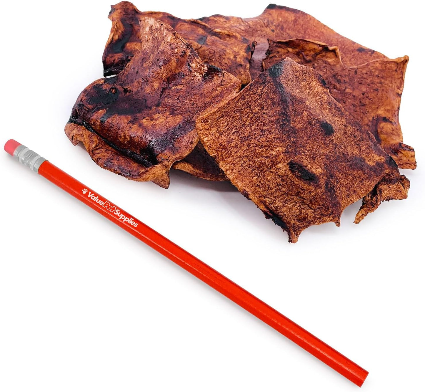 ValueBull USA Rawhide Chips, Natural Beef Flavor, 400 Count Wholesale Pack - Natural & Safe, USA Beef Hide, Long Lasting, Chemical Free, No Artificial Flavors