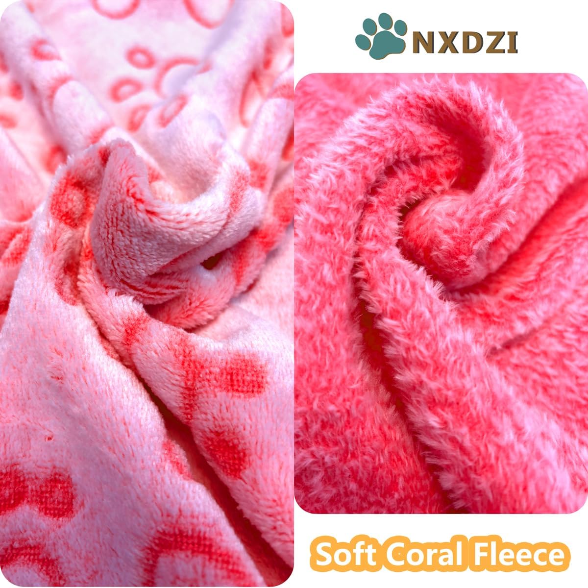 Dog Blankets for Medium Large Dogs Washable, 3 Pack Pet Blanket Washable 41" x 31", Fuzzy Soft Puppy Throw Cover for Kennel Crate Bed
