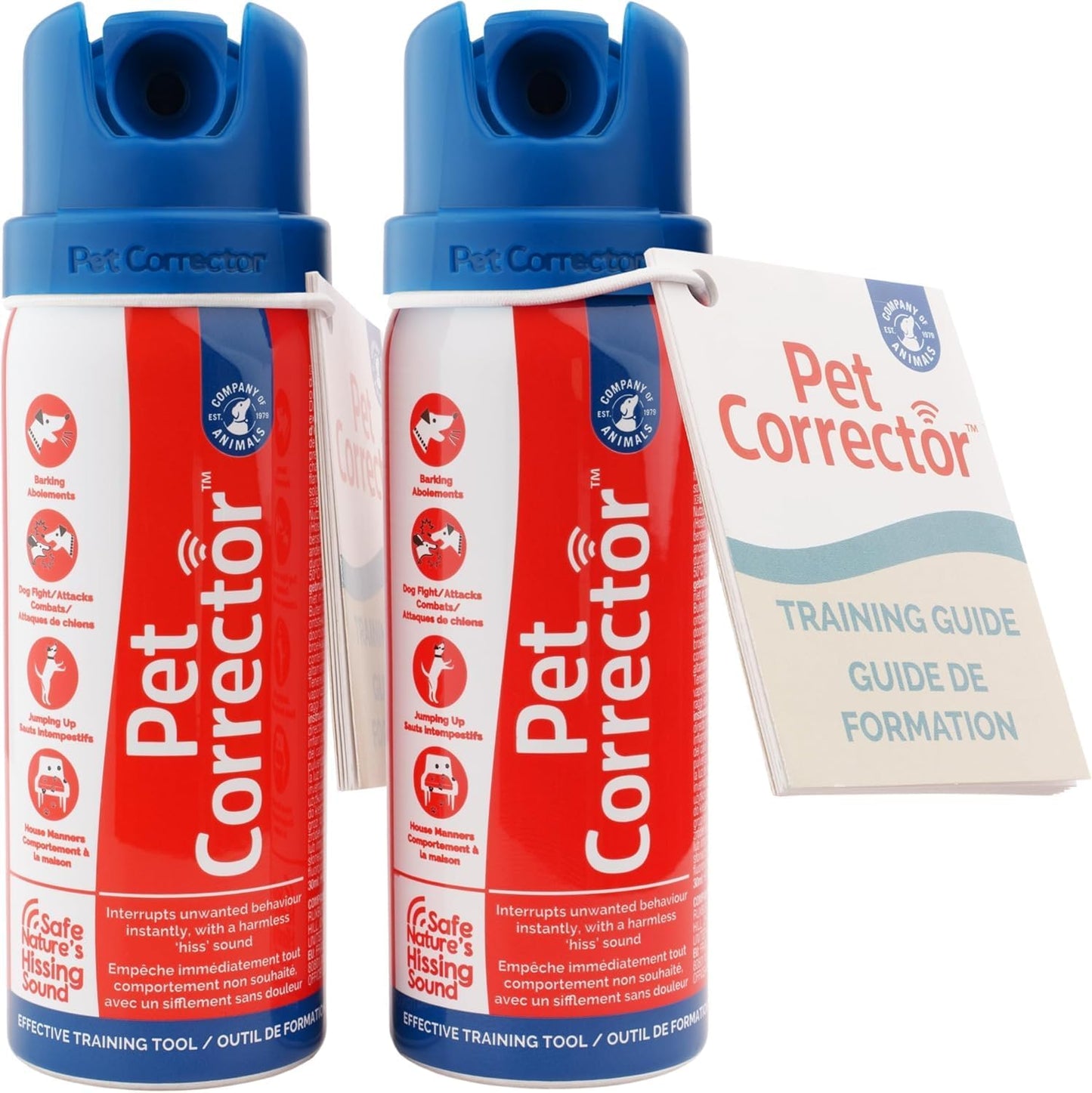 Pet Corrector Dog Trainer Twin Pack - Stops Barking, Jumping Up, Place Avoidance, Food Stealing, Dog Fights & Attacks. Help stop unwanted dog behaviour. Easy to use, safe, humane, and effective (30ml)