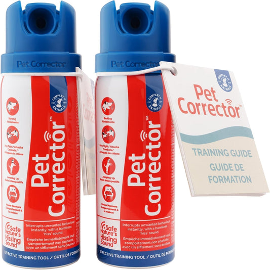 Pet Corrector Dog Trainer Twin Pack - Stops Barking, Jumping Up, Place Avoidance, Food Stealing, Dog Fights & Attacks. Help stop unwanted dog behaviour. Easy to use, safe, humane, and effective (30ml)