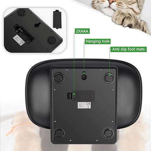 Puppy Scales for Weighing, Multi-Function LCD Digital Puppy Scale for whelping with 15 Puppy Collars,Tape Measure＆Nail Clipper, Baby Scales for Small Dogs Cats Crawl Pet, Capacity up to 33 lb