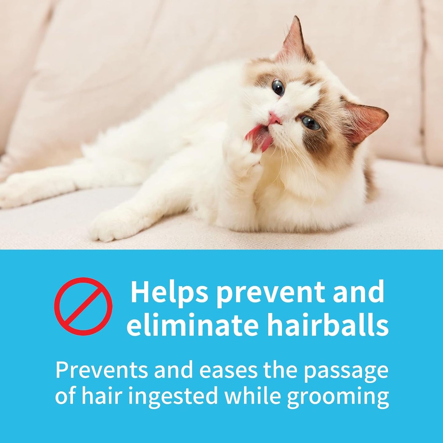 Cat Hairball Remedy, Hairball Remedy Gel for Cats and Kittens Pet, Care Cat Hairball Supplement-Hairball Treatment for Cats Furball Control Relief Remedy & Digestive Support Hair Ball Relief for Cats